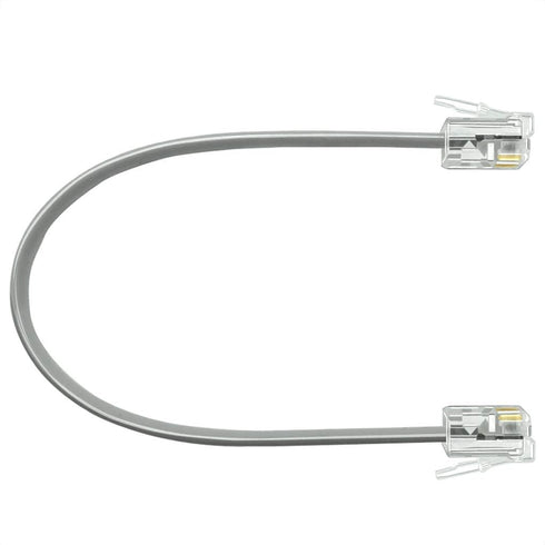NECABLES 6 Inch Short Telephone Cord, Wall Phone Cord for Landline RJ11 Male to Male