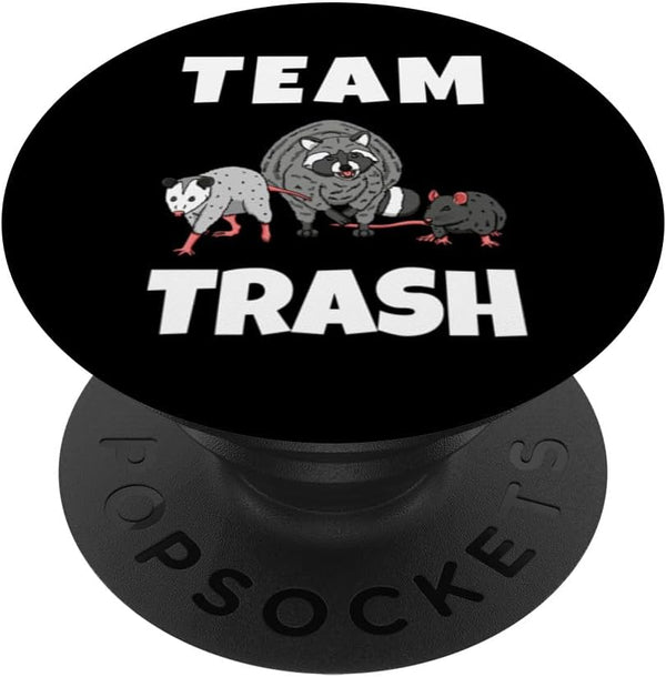 Raccoon Team Cute Trash Panda Standard PopSockets PopGrip
