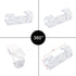 120Pcs Self Adhesive Transparent Cable Clips, Heavy Duty Wire Holder for Tidy Drop Cord Management