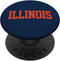 Retro Illinois Tee Vintage Orange Blue Throwback IL PopSockets Standard PopGrip