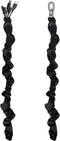 Antique House Chandelier Chain Cover 2 Pack Touch Fasteners Black 3.28 Feet Brushed Polyester