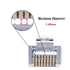 RJ45 Cat5 Cat5e Connectors End Pass Through Gold Plated 8P8C UTP Ethernet Network Plug(100Pack)