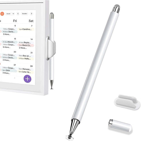 Luntak Stylus and Mount for Skylight Calendars 15/27 Inch/Switch, Dual Tip with Mesh