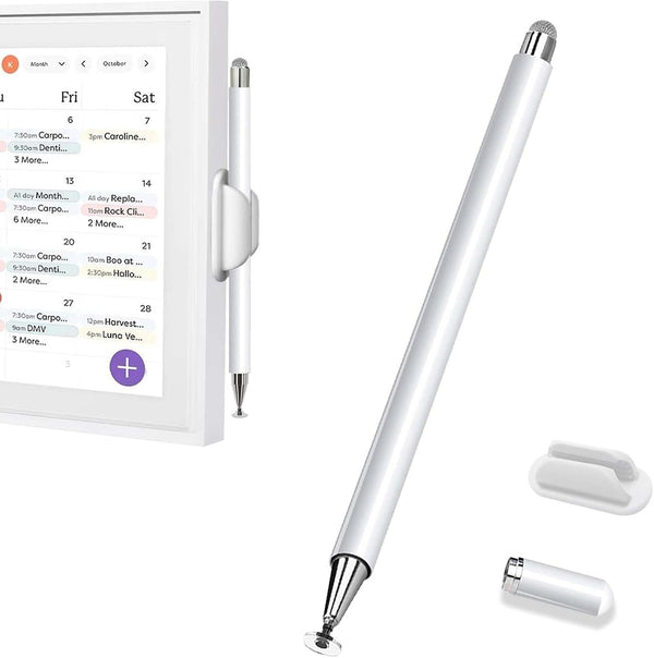 Luntak Stylus and Mount for Skylight Calendars 15/27 Inch/Switch, Dual Tip with Mesh