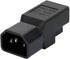 Dracaena 10 Pack IEC320 C14 Male to Nema 5-15R PDU USA UPS Extension Power Plug Adapter