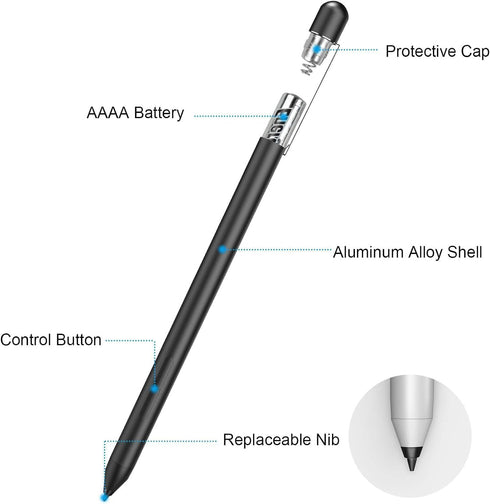 Stylus Pen for Microsoft Surface Pro 9/8/X/7+/7/6/5/4/3, Compatible with Surface Go 3/2/1, Laptop/Studio/Book 4/3/2/1,