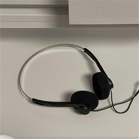 generic Retro On-Ear Headphones,Wired Stereo Headphones Lightweight Headphone with Adjustable Headband for Music
