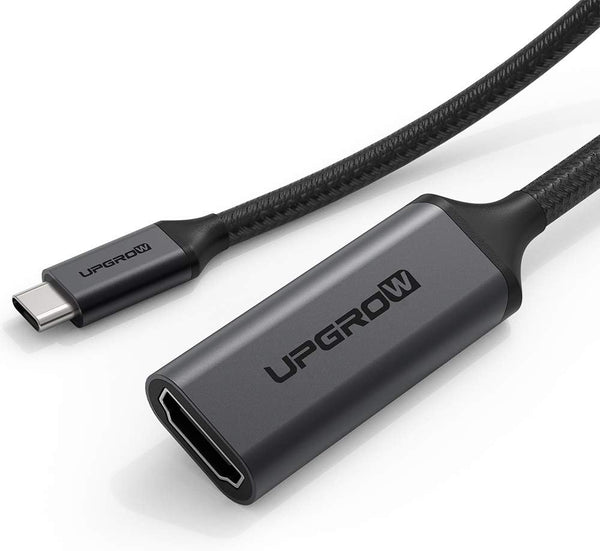 Upgrow USB C to HDMI Adapter 4K@60Hz Cable for MacBook Pro, Air, iPad Pro, Pixelbook, XPS