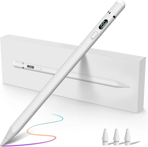 Pencil 1st Generation for Apple - Stylus Pen for iPad (2018-2023) with USB C Charging, Palm Rejection
