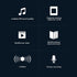 MP3 Bluetooth5.0, 1.8 inch 128GB (32G) Player with Portable Music Player with Back Clip, Built in Speaker, FM Radio