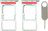 ZYHGAOLIQIN 2X Dual Sim Card Tray Slot Holder Micro SD Card Replacement +