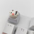 Personalized Cute White Keycap, Custom 3D ESC Key OEM R4 Profile Keycap for Mechanical Keyboard MX Switch (Cartoon Cow)