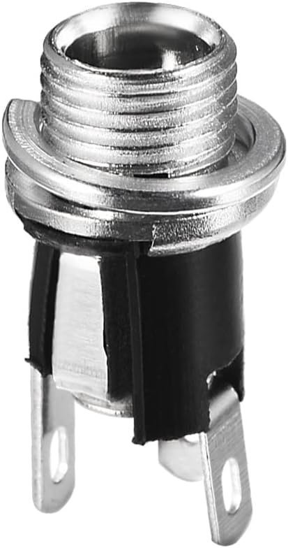 uxcell 10pcs 5.5mmx2.1mm DC Power Jack Socket Female Mount Connector DC-025M