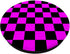 PopSockets Grip and Stand Black Fuchsia Checkered Pattern Checkerboard for Phones and Tablets