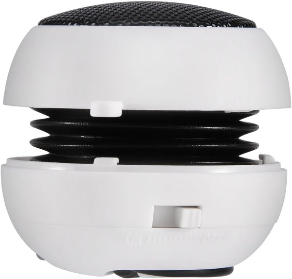 Mini Portable Travel Speaker, Rechargeable with 3.5mm Audio Jack for iPod, MP3, MP4, Cell Phones, Computers, etc.