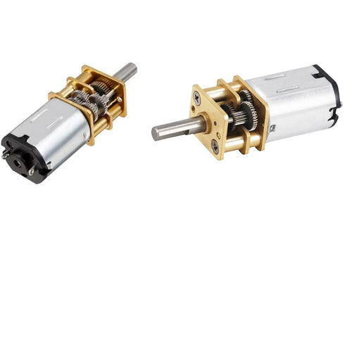 priaolker 6V 100RPM GA12-N20 3mm (2 Micro DC Gear Motor with All-Metal Gear Box Motor Shaft High Torque Gear Motor