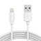 TALK WORKS 10ft Fast-Charge Lightning Cable - MFi-Certified for iPhone 14, 13, 12, 11 Pro/Max, AirPods - Heavy-Duty