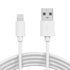 TALK WORKS 10ft Fast-Charge Lightning Cable - MFi-Certified for iPhone 14, 13, 12, 11 Pro/Max, AirPods - Heavy-Duty