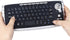 Mini Ergonomic Keyboard Trackball Air Mouse, 1200dpi Function, 2.4G Wireless Keyboard with Trackball for Laptop PC TV