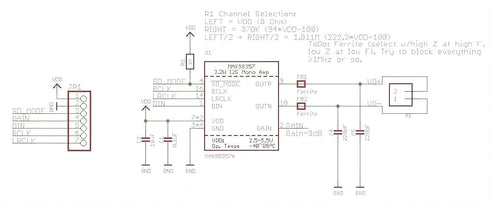 WWZMDiB MAX98357 I2S Audio Amplifier Module, Unfiltered Class D Audio Amplifier, Support for ESP32 Raspberry Pi