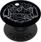 Black White Nature Mountain Camper Moon PopSockets Standard PopGrip