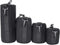 4PCS S M L XL Camera Lens Storage Bag, Portable Neoprene Black Elastic DSLR Lens Cover Pouch Set