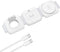 ORIA 3 in 1 Foldable Wireless Charger, Fast Charging Pad with Indicator Light, Foldable Charging Station for iOS, i