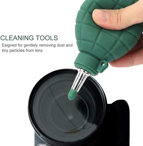 Air Blaster Cleaner Pump Dust Remove Tool Kit, Mini Dust Blower Rubber for Camera Lens, Keyboard