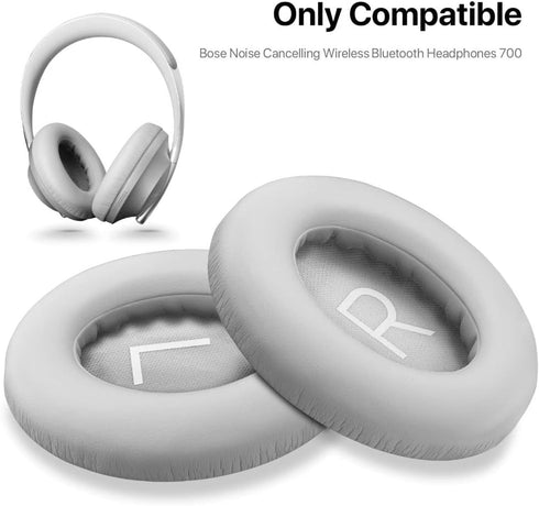 Earpads Cushions for Bose 700 Noise Cancelling Headphones, Replacement with Softer PU Leather, Memory Foam