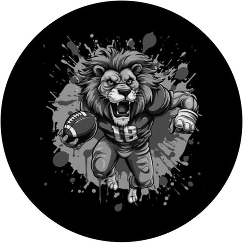 Lion Playing American Football Sport PopSockets Standard Grip