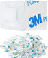 60 PCS 3/4" Zip Tie Mounts - Self Adhesive Cable Tie Anchors for Indoor Outdoor Cable Management (White, 60PCS-3/4INCH)