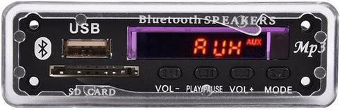 MP3 WMA Decoder Board, Audio Wireless Bluetooth 4.2 Module, 12V, USB/SD Card/Bluetooth/FM Switching Support
