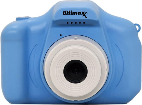 Ultimaxx Essential Kid’s Digital Camera Bundle (Blue) - Includes 32GB microSD Card, High-Speed Reader, Lanyard,