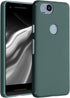 kwmobile Soft Slim Protective TPU Case for Google Pixel 2, Silicone Cover, Blue Green