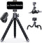LenTok Flexible Phone Tripod with Zoom Wireless Remote for iPhone Video Recording, Mini
