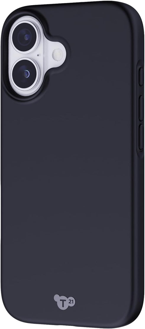 tech21 17 EvoLite Case for iPhone Black | Slim Protective Case | Impact Protection | Wireless Charging Compatible