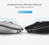 Uciefy Q5 Slim Rechargeable Wireless Mouse, 2.4G Portable Optical Silent Mouse with USB Receiver (Rose Gold)