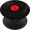 Retro Vinyl Album Record Player LP Art Red Design PopSockets Standard PopGrip