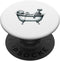 Relaxing Skeleton Enjoying Music and Bath Time PopSockets Standard PopGrip