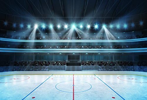 Ice Hockey Sport Photography Backdrops, Yeele 5x3ft Stadium Sports Match Background for Newborn Photos