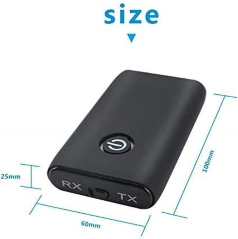 Bluetooth RCA Adapter, 3 in 1 Bluetooth Transmitter, 5.0 Bluetooth Audio Adapter, HiFi Stereo Music with NFC and Remote