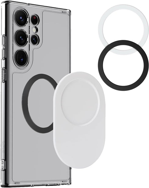 metisinno Magnetic Base Plus Compatible with PopSocket Phone Grips | Magnetic Phone Accessories for MagSafe, Ring