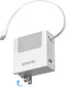 Gitryin Portable Charger Block, Retractable Wall Charger, 40W PD Fast Charging Block with
