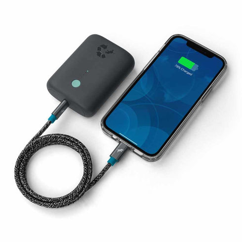 PowerKnit USB-C to Lightning Charging Cable, 3M, MFi Certified, Durable Flex Fabric for iPhone, iPad, AirPods
