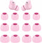 Replacement Silicone Ear Tips for Beats Studio Buds + / Fit Pro - 6 Pairs, S/M/L Sizes, Flexible Rubber Gel, Pink.