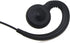 HKLN4455 HKLN4602 Earpiece with PTT Mic for Motorola Solutions Business Radios, Single Pin Shotr Cord Swivel Headset