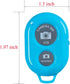 Wireless Camera Shutter Remote Control for Smart Phones- Compatible with iOS/Android (1 Pink+1 Blue)