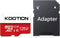KOOTION 128GB MicroSDXC Memory Card - Class 10 High-Speed TF Flash Memory Card with Adapter.