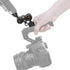 AFEFT 1/4" 360 Articulating Magic Arm with Double Ball Heads, Screw Mount with Non-Slip Rubber Rings, Swivel Monitor