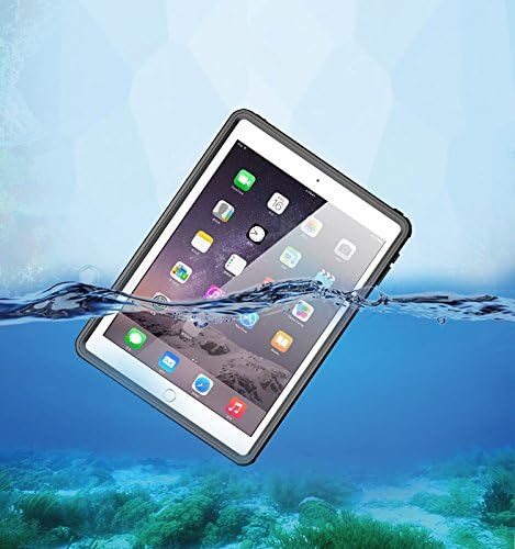 AICase IP68 Waterproof Case for iPad Pro 9.7/iPad Air 2 2014, 360 Degree All Round Protective with Lanyard